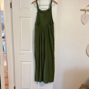 SHEIN green overalls